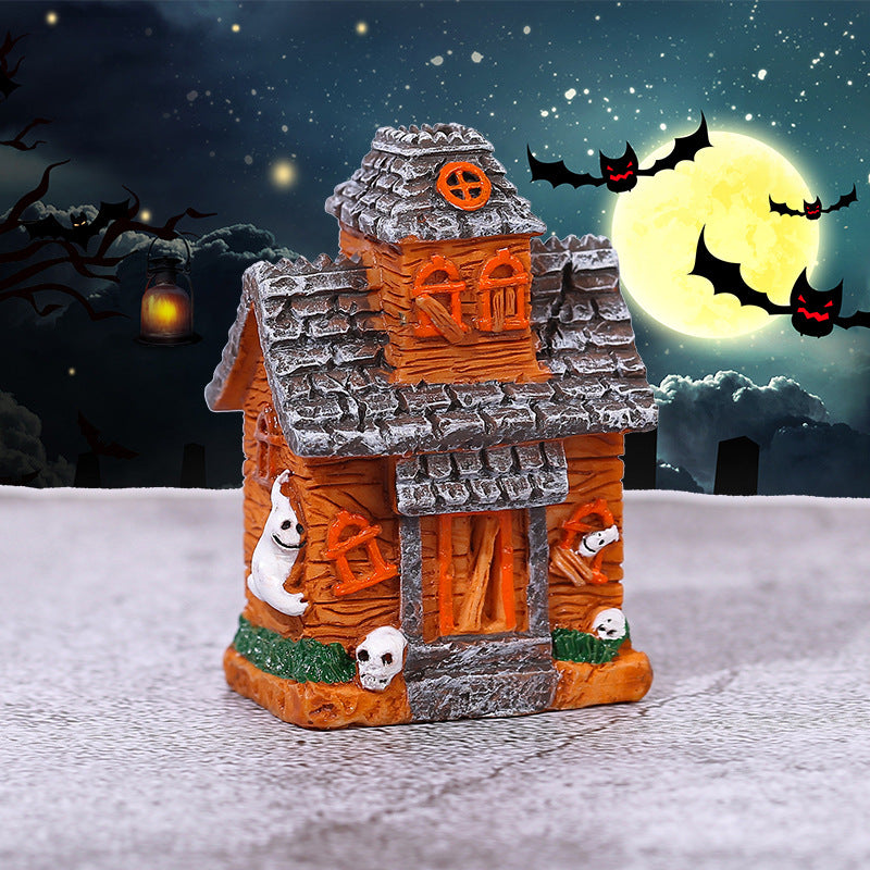 Wholesale house resin ornaments simulation bat miniature model decoration accessories